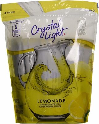 Light Lemonade Naturally Flavored Powdered Drink Mix, Lemonade
