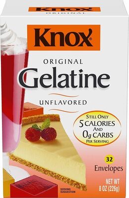 Original Unflavored Gelatine Envelopes, Original Unflavored