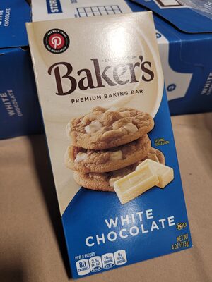 White Chocolate Premium Baking Bar, White Chocolate