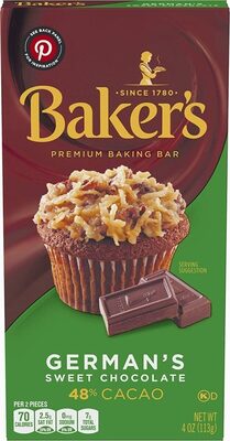 German's Sweet Chocolate With 48% Cacao Premium Baking Bar
