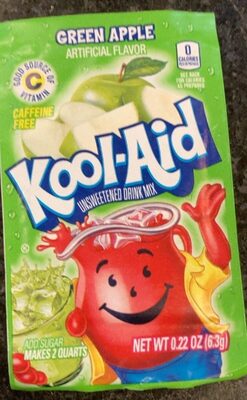 Green Apple Unsweetened Drink Mix, Green Apple