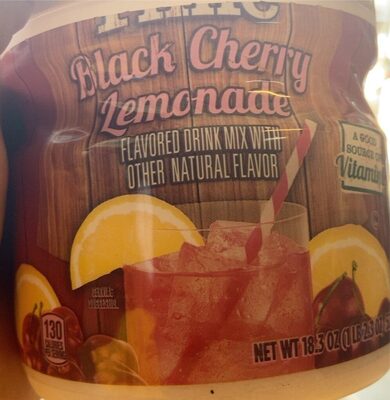 Black Cherry Lemonade Flavored Drink Mix, Black Cherry Lemonade