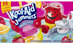 Sharkleberry Fin Strawberry Orange Punch Jammers Flavored Drink, Sharkleberry Fin Strawberry Orange Punch