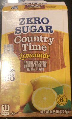 Lemonade Flavored Low Calorie Drink Mix, Lemonade
