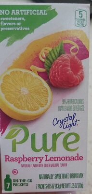 Raspberry Lemonade Naturally Sweetened Drink Mix, Raspberry Lemonade