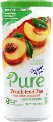 Peach Iced Tea Naturally Sweetened Drink Mix, Peach