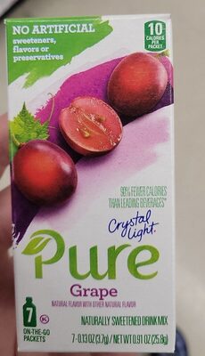 Grape Naturally Sweetened Drink Mix, Grape
