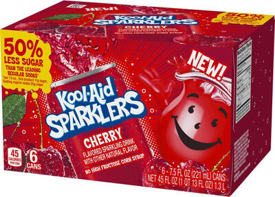 Cherry Flavored Sparkling Drink, Cherry