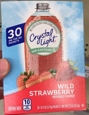 Wild Strawberry Drink Mix With Caffeine, Wild Strawberry
