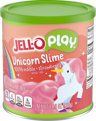 Strawberry Gelatin Unicorn Slime Mix, Strawberry