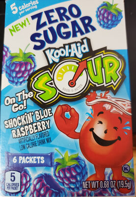 Zero Sugar Shockin' Blue Raspberry Drink Mix