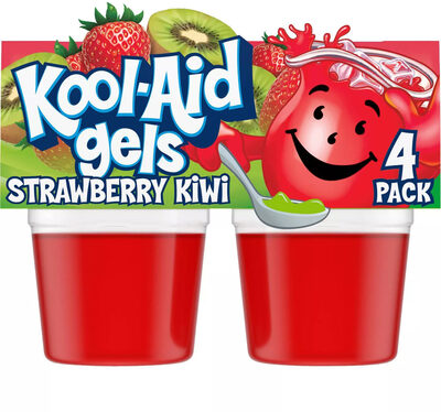 Strawberry Kiwi Gel Snacks, Strawberry; Kiwi