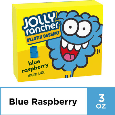 Blue Raspberry Gelatin Dessert, Blue Raspberry