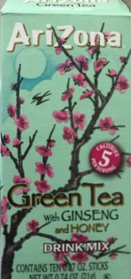 Green Tea With Ginseng And Honey Drink Mix