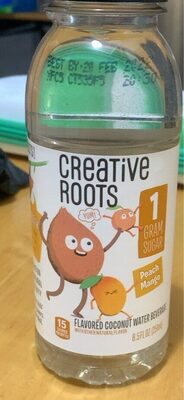 Peach Mango Flavored Coconut Water Beverage, Peach; Mango