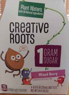 Mixed Berry Flavored Coconut Water Beverage, Mixed Berry