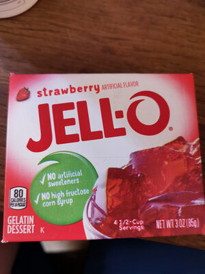 Strawberry Gelatin Dessert, Strawberry