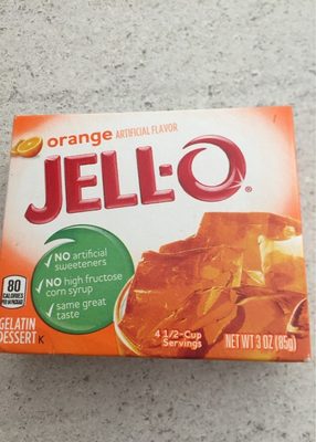 Orange Gelatin Dessert Mix, Orange