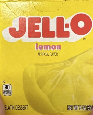 Lemon Gelatin Dessert, Lemon