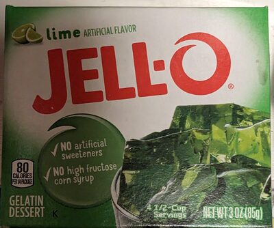 Lime Gelatin Dessert Mix