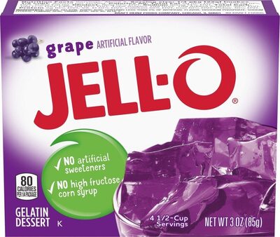Grape Gelatin Dessert, Grape