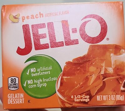 Peach Gelatin Dessert, Peach