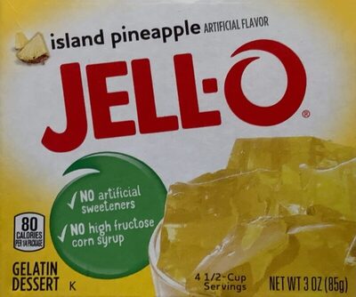 Island Pineapple Gelatin Dessert, Island Pineapple