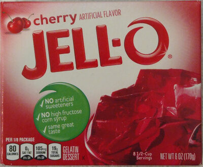 Cherry Gelatin Dessert, Cherry