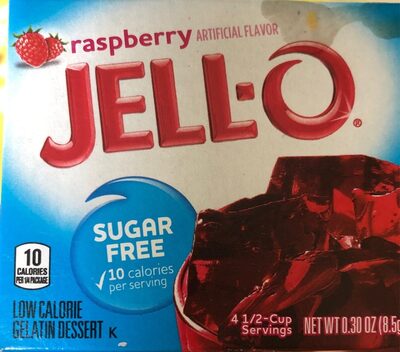 Raspberry Low Calorie Gelatin Dessert, Raspberry