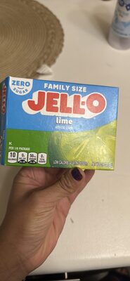 Lime Low Calorie Gelatin Dessert, Lime