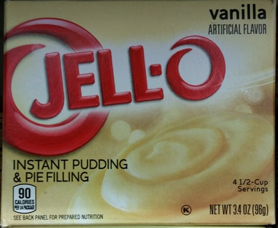 Vanilla Instant Pudding & Pie Filling Mix, Vanilla