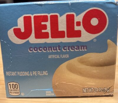 Coconut Cream Instant Pudding & Pie Filling, Coconut Cream