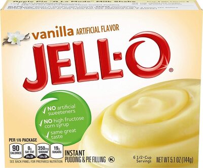 Vanilla Instant Pudding & Pie Filling, Vanilla