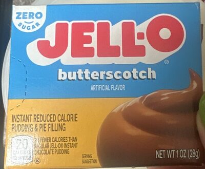 Butterscotch Sugar Free Fat Free Instant Reduced Calorie Pudding & Pie Filling, Butterscotch