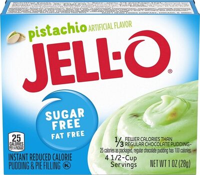 Pistachio Sugar Free Instant Reduced Calorie Pudding & Pie Filling, Pistachio
