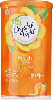 Peach Iced Tea Artificially Flavored Powdered Drink Mix, Peach