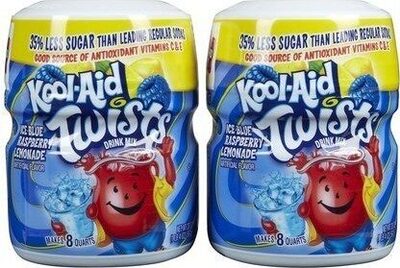 Ice Blue Raspberry Lemonade Drink Mix, Raspberry; Lemonade