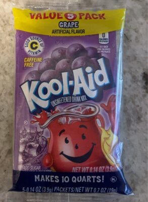 Grape Unsweetened Drink Mix, Grape