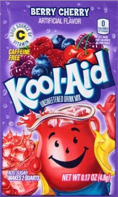 Berry Cherry Unsweetened Drink Mix, Berry Cherry