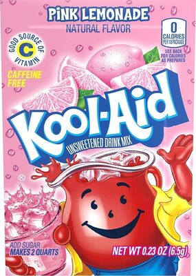 Unsweetened Pink Lemonade Drink Mix, Pink Lemonade