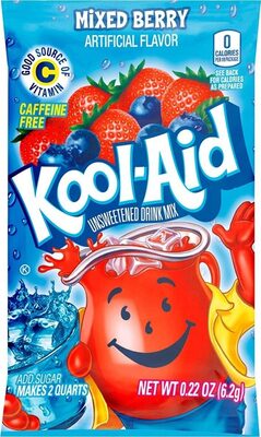 Unsweetened Drink Mix, Mixed Berry