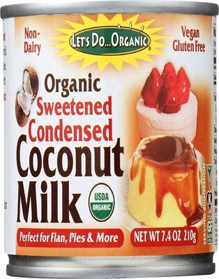 Sweetened Condensed Coconut Milk, Sweetened
