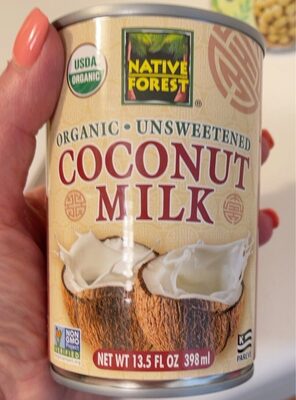 Unsweetened Coconut Milk, Unsweetened
