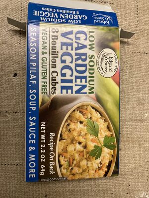 Garden Veggie Low Sodium Bouillon Cubes, Garden Veggie