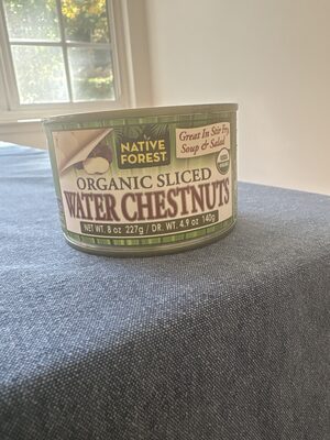 Native Forest, Organic Sliced Water Chestnuts