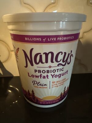 Plain Probiotic Lowfat Yogurt, Plain