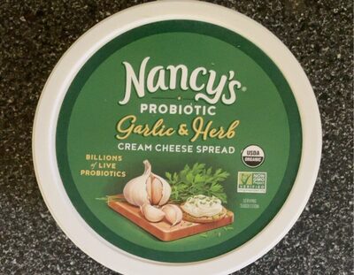 Garlic & Herb Probiotic Cream Cheese Spread, Garlic & Herb