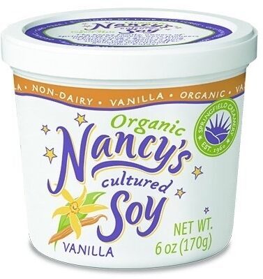 Nancy's, Organic Creamy Yogurt-Style Cultured Soy, Vanilla, Vanilla
