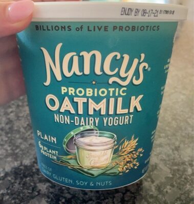 Plain Probiotic Oatmilk Non-Dairy Yogurt, Plain