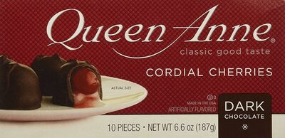 Dark Chocolate Flavored Cordial Cherries, Dark Chocolate